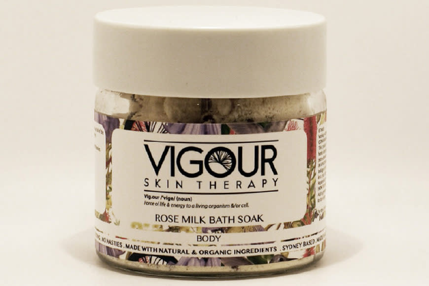 4. Vigour Skin Therapy Rose Milk Bath Soak