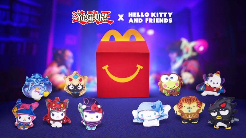 YuGiOh And Hello Kitty Combine In New McDonald’s Happy Meal Crossover