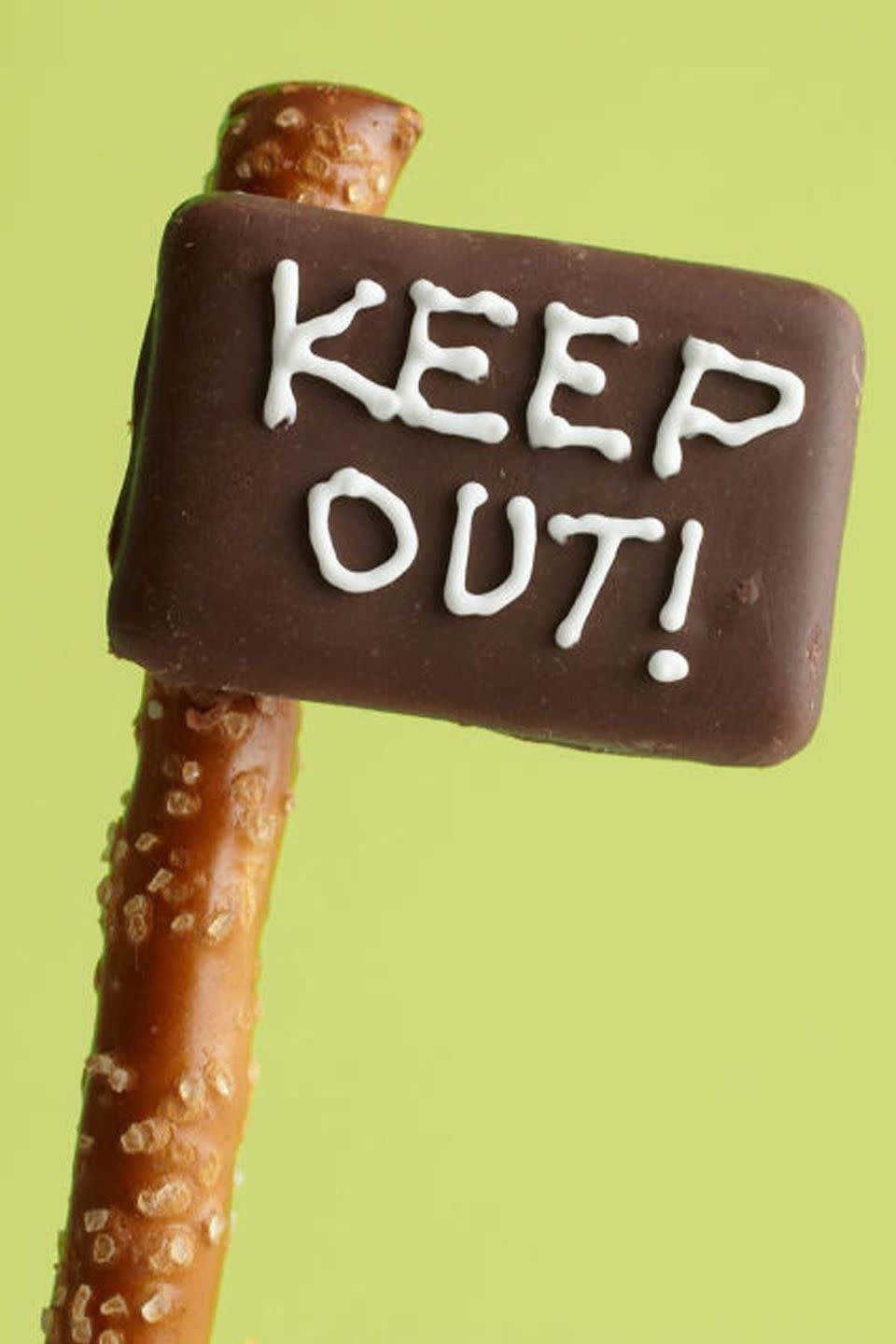 <p>Send your guests a frightening message with this pretzel and graham cracker signpost.</p><p>Get the <strong><a href="https://www.womansday.com/food-recipes/food-drinks/recipes/a11415/chocolate-haunted-forest-cake-recipe-wdy1013/" rel="nofollow noopener" target="_blank" data-ylk="slk:Signpost recipe;elm:context_link;itc:0;sec:content-canvas" class="link ">Signpost recipe</a></strong>.</p>