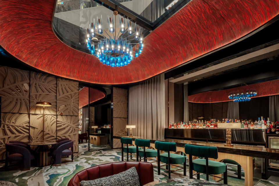 The Nest is a hidden cosy bar space at PLUME (Photo: Pan Pacific Singapore)