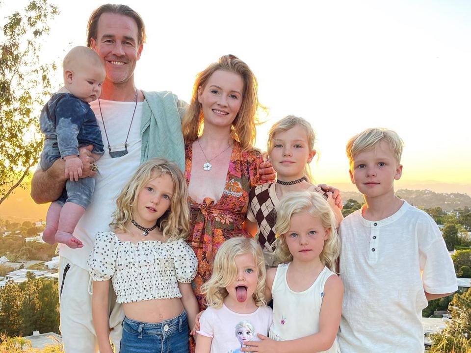 James Van Der Beek family