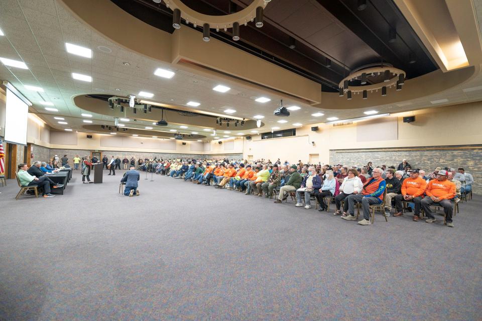 Community members turned out by the dozens for a town hall meeting regarding the future of nuclear energy in Pueblo on Thursday, February 29, 2024.
