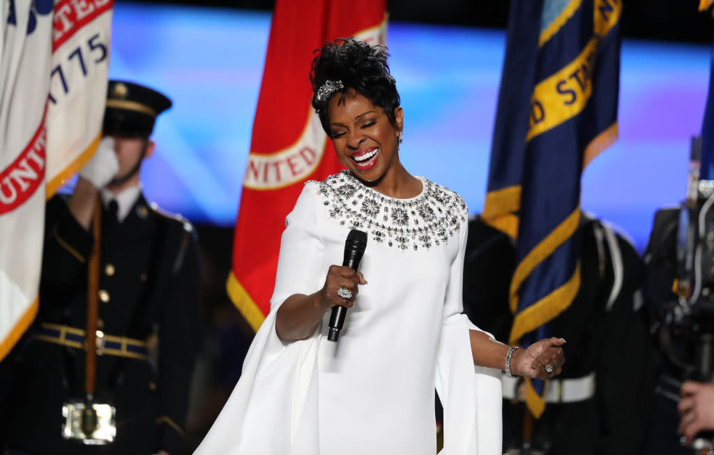 Gladys Knight had a gem of an anthem, but how long was it? (Getty)