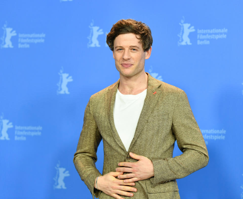 James Norton at the photocall for the film "Mr. Jones". (Photo by Jens Kalaene/Picture Alliance via Getty Images)