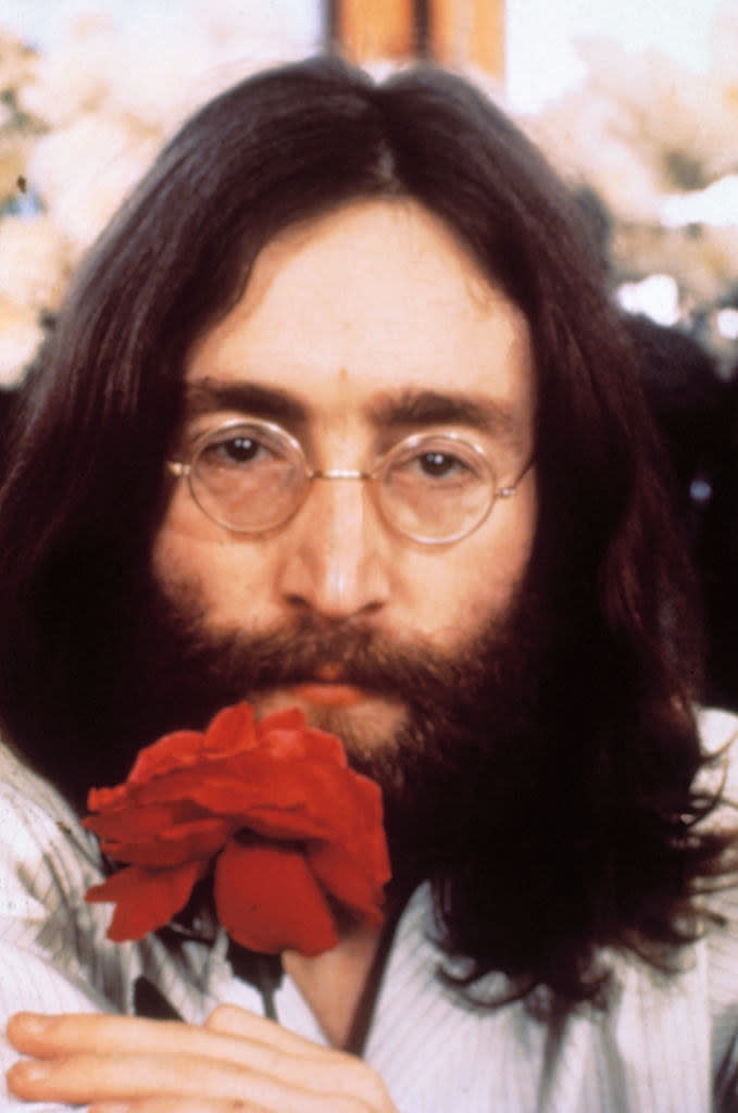 Closeup of John Lennon