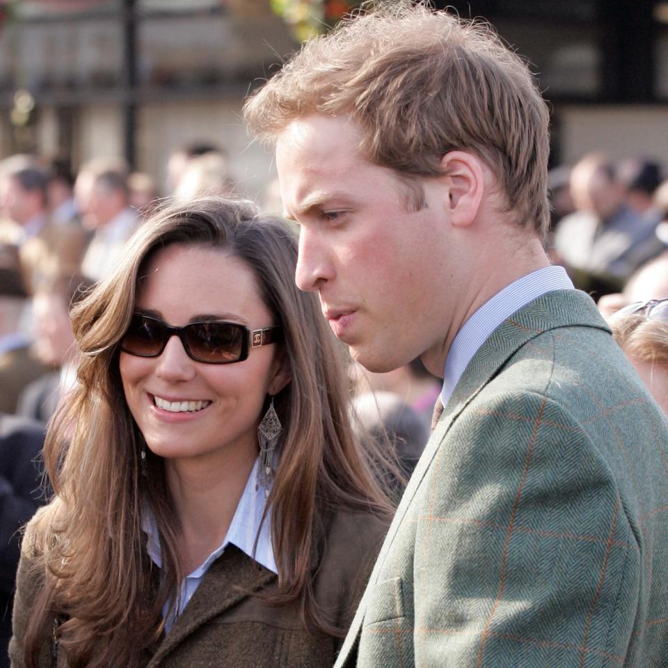 Kate Middleton and Prince William in 2007