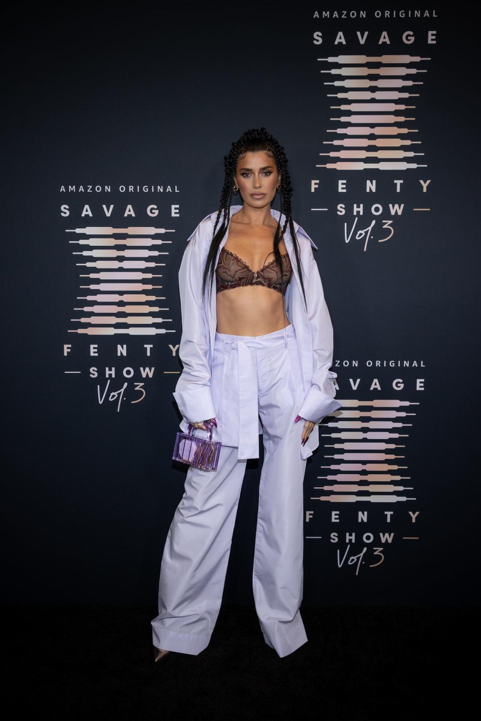 Nicole Williams English attends the premiere of Savage x Fenty Vol 3.