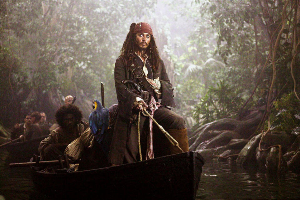 6. <a href="http://movies.yahoo.com/movie/1808556813/info" data-ylk="slk:PIRATES OF THE CARIBBEAN: DEAD MAN'S CHEST;elm:context_link;itc:0;sec:content-canvas" class="link ">PIRATES OF THE CARIBBEAN: DEAD MAN'S CHEST</a> (2006) Domestic Box Office: $423,300,000 Worldwide Box Office: $1,066,200,000