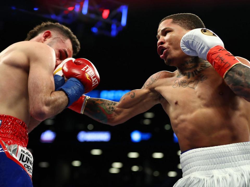 Gervonta Davis in action against Jose Pedraza earlier this year (Getty)