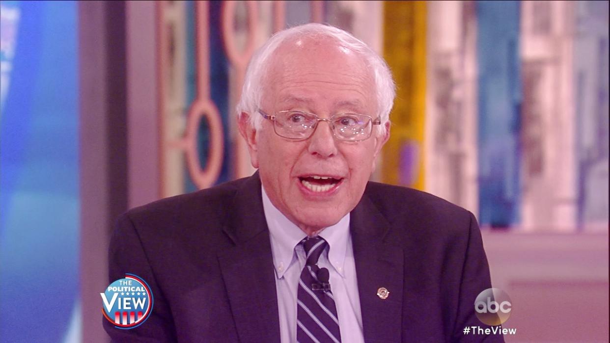 'The View': Bernie Sanders on 'The View': Says He Can Win Against Hillary