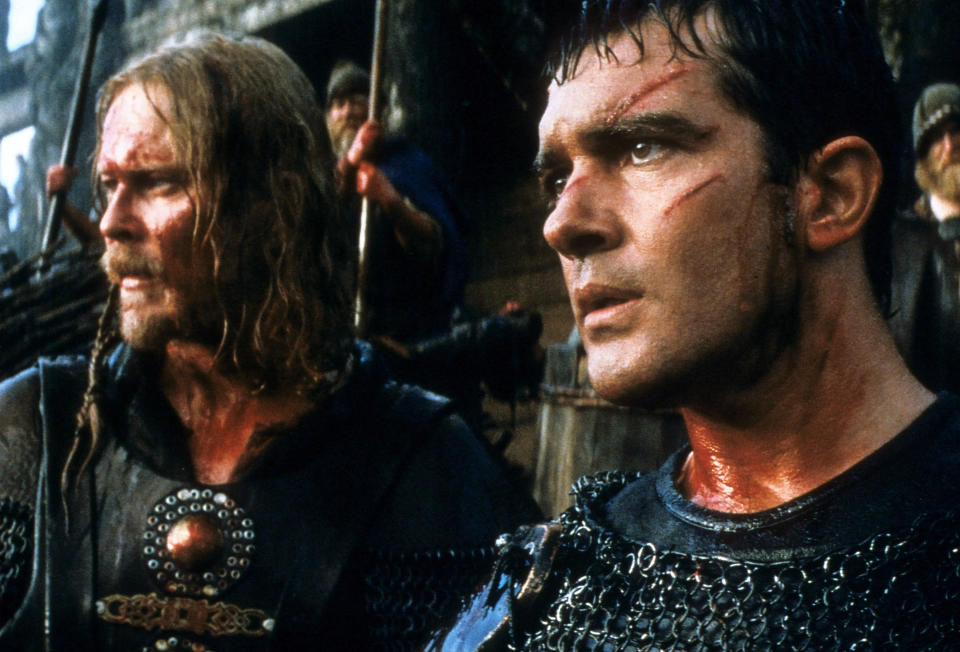 Dennis Storhoi, Antonio Banderas in medieval clothing after battle