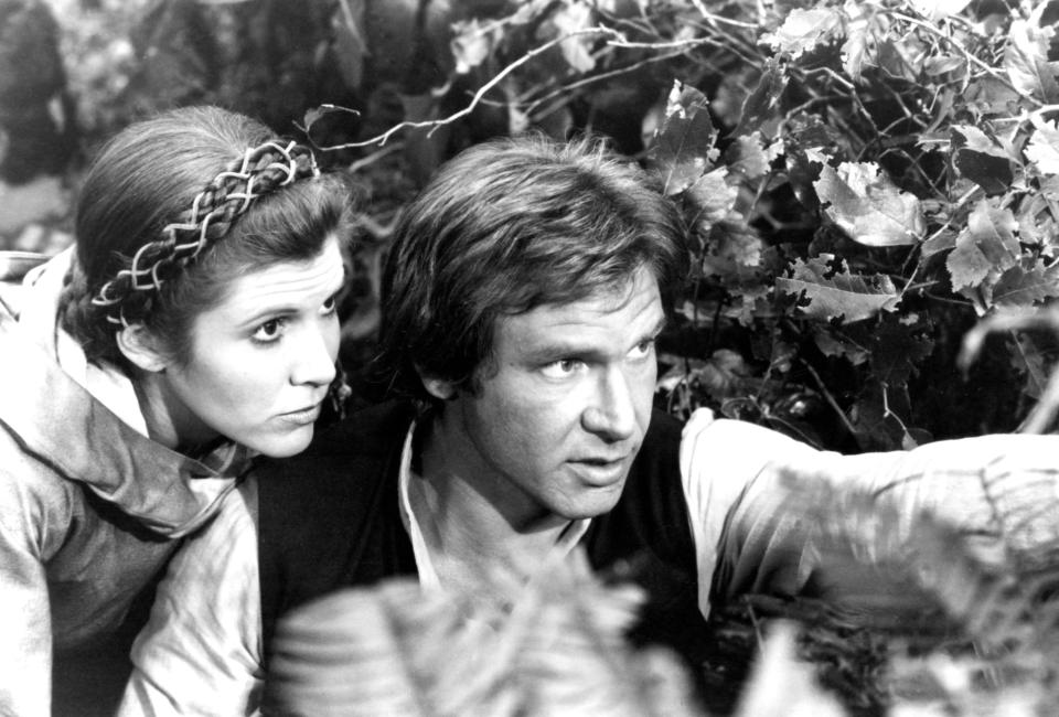 Prinzessin Leia und Han Solo gelten als eines der größten Filmpaare der Geschichte. (Bild: ddp images/CAMERA PRESS/Ralph Nelson Jr)