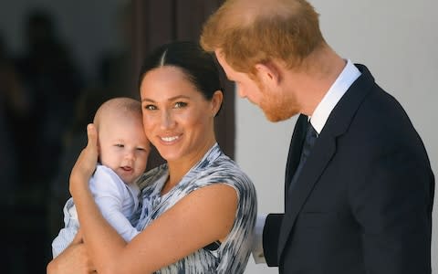 The Duke and Duchess of Sussex during their recent royal tour to Africa - Credit: Pool/Samir Hussein/WireImage