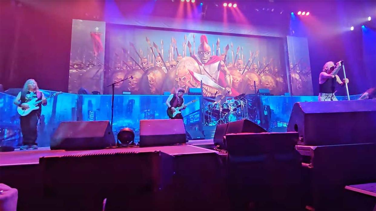  Iron Maiden onstage in Ljubljana, Slovenia 