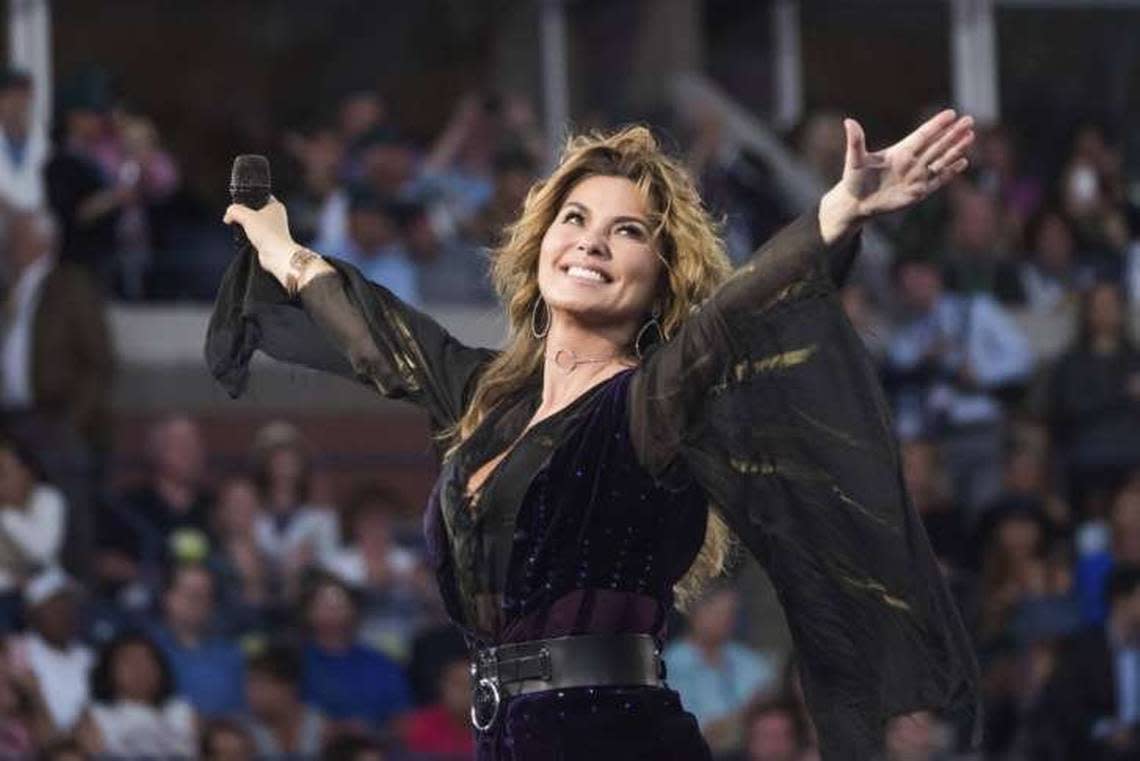Singer Shania Twain is coming to Raleigh in 2023.