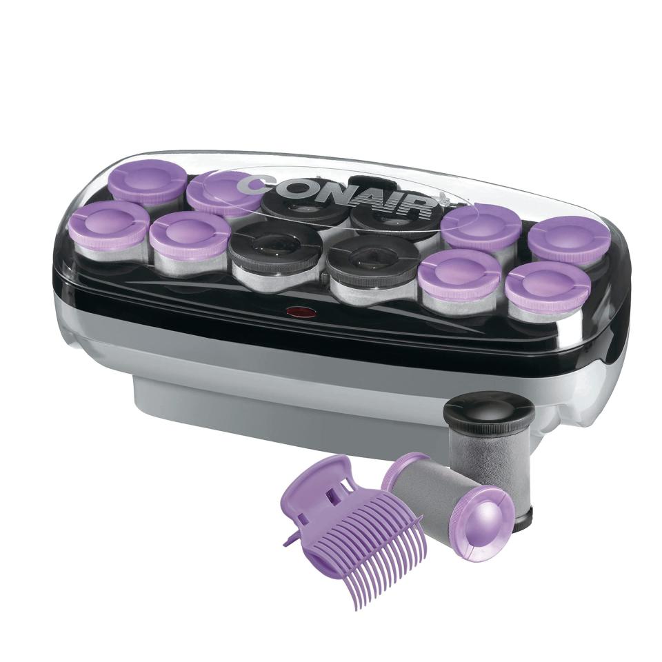 <p><strong>Conair</strong></p><p>amazon.com</p><p><strong>$34.99</strong></p><p><a href="https://www.amazon.com/dp/B007S69QAY?tag=syn-yahoo-20&ascsubtag=%5Bartid%7C10051.g.41969426%5Bsrc%7Cyahoo-us" rel="nofollow noopener" target="_blank" data-ylk="slk:Shop Now;elm:context_link;itc:0;sec:content-canvas" class="link ">Shop Now</a></p><p>If you're still using a curling iron but want something less damaging on your hair, try a hot roller instead. It might take a few tries to get the hang of it, but the volume is unbeatable.</p>