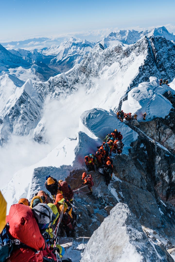 The Full Circle Everest team on their expedition to Mount Everest in spring 2022.