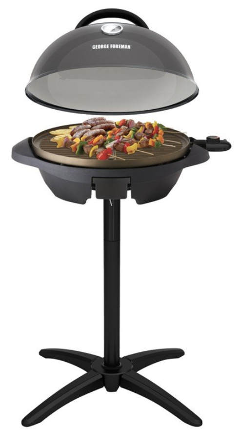 George Foreman Indoor/Outdoor Electric BBQ with Grill, $149