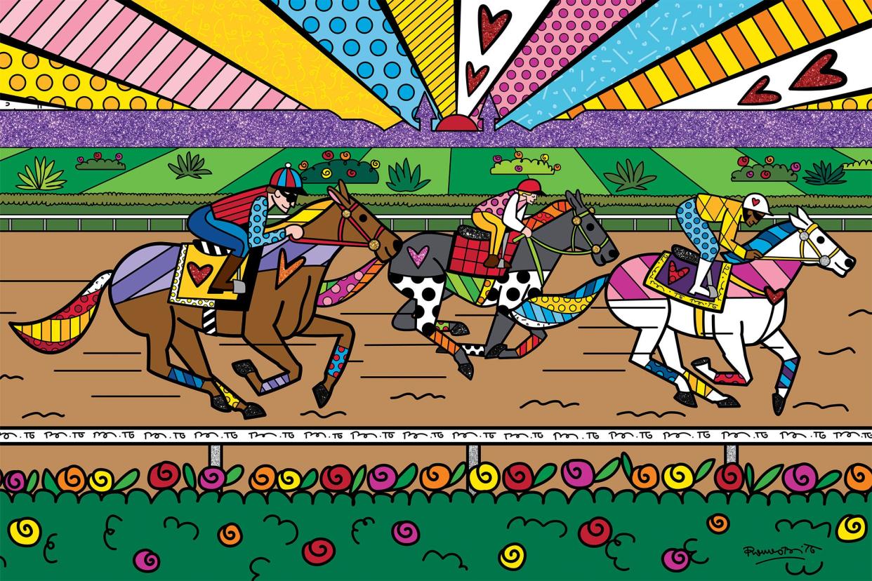 Churchill Downs Racetrack presents Official Art for Kentucky Derby 149 by artist Romero Britto