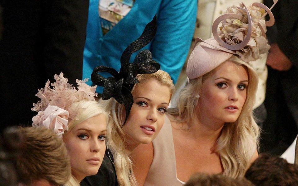 Kitty Spencer at the wedding of William and Kate - Reuters