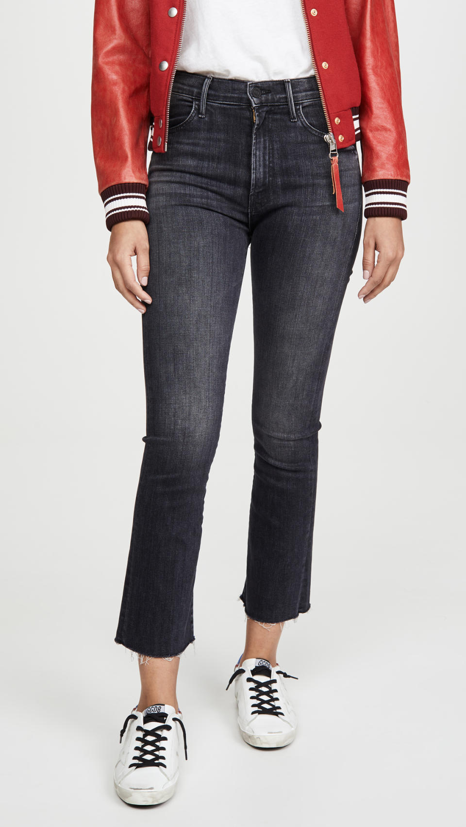 The Hustler Ankle Fray Jeans. Image via Shopbop.