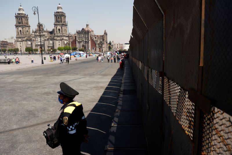 Mexico City erects barricades ahead of expected violence in Women's Day march