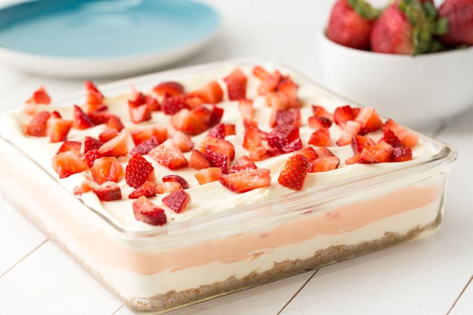 Strawberry Cheesecake Lasagna