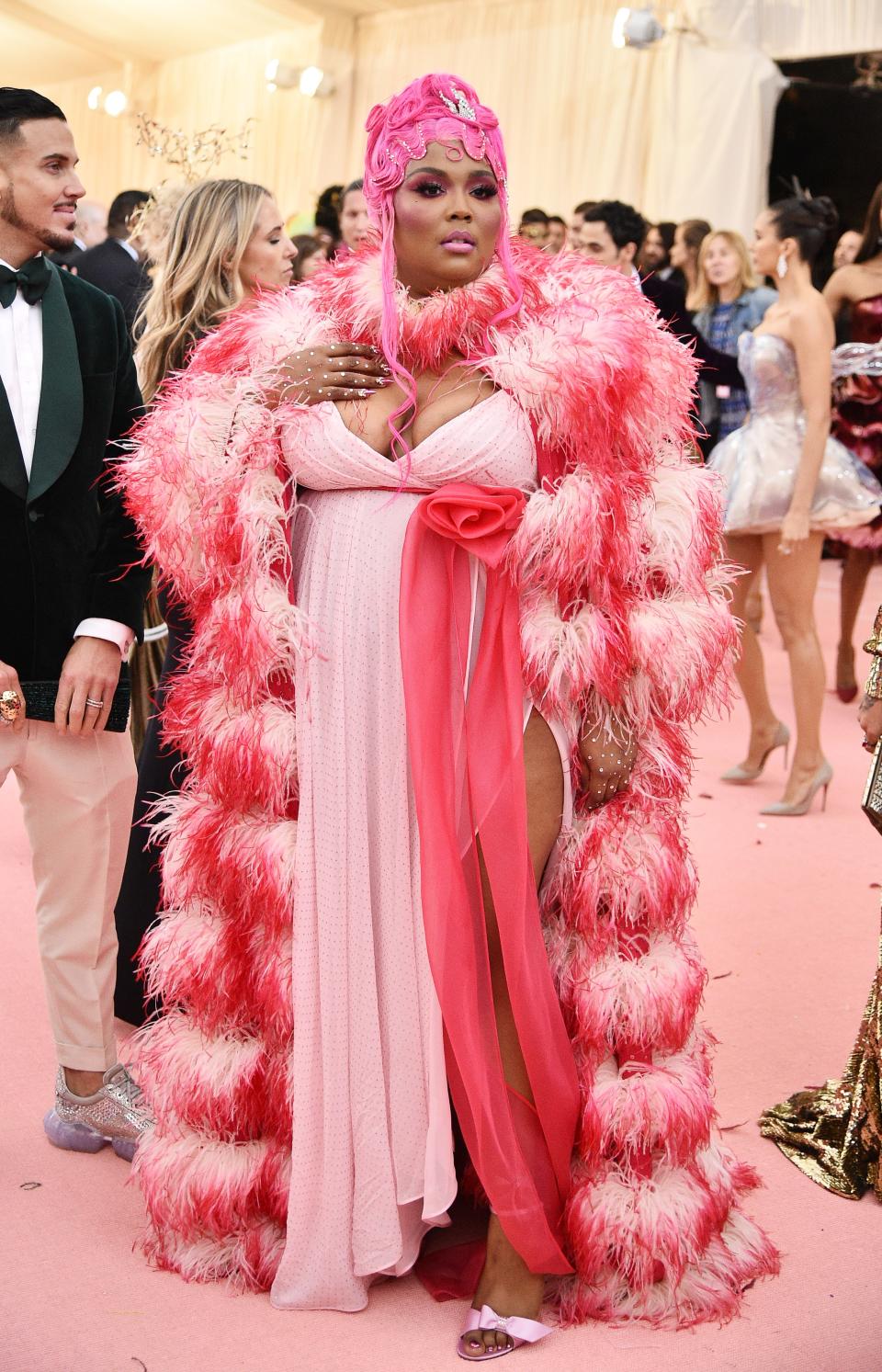 <h1 class="title">Lizzo in Marc Jacobs</h1><cite class="credit">Photo: Getty Images</cite>