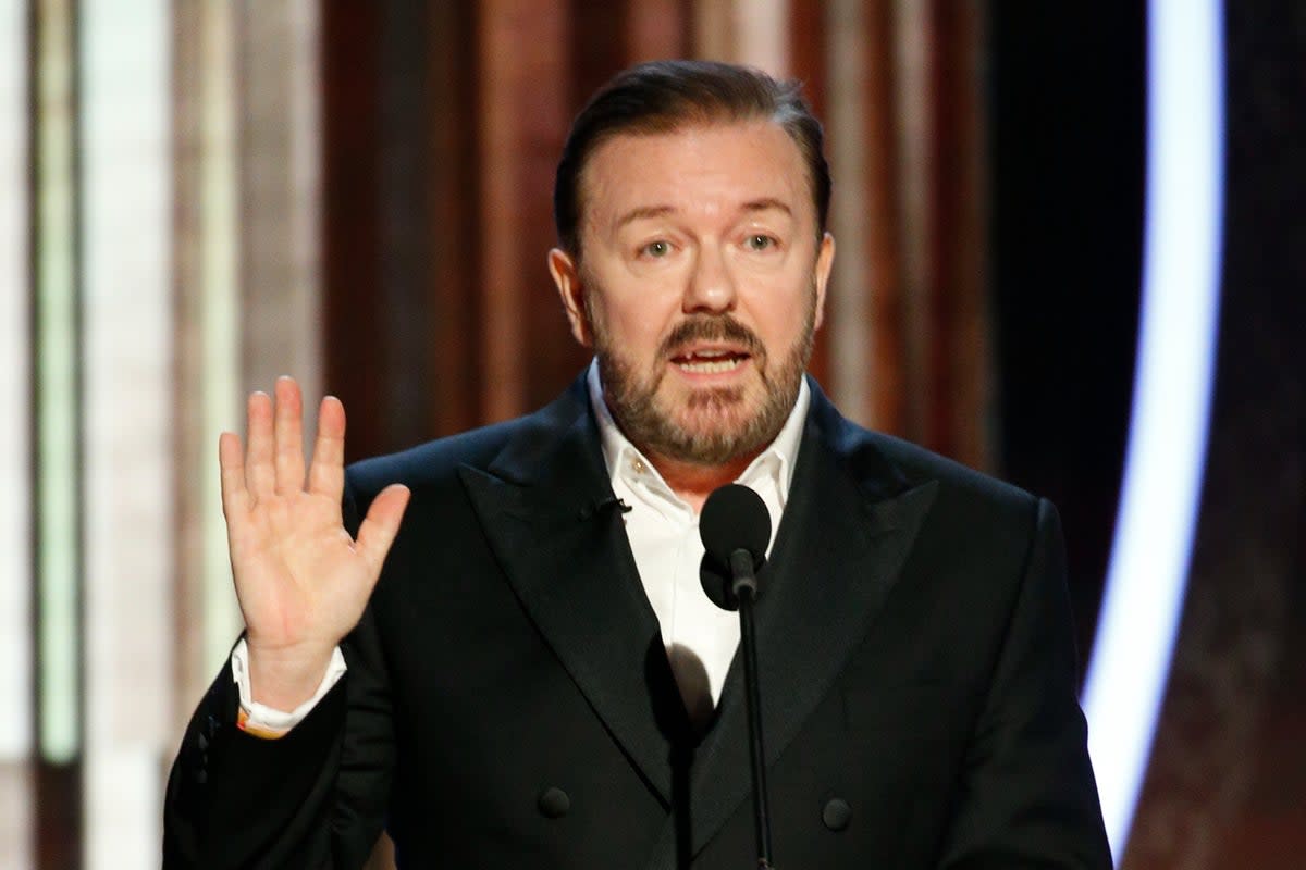 Ricky Gervais reveals ‘norovirus’ bout left him vomiting and sweating (2020 NBC Universal Media)