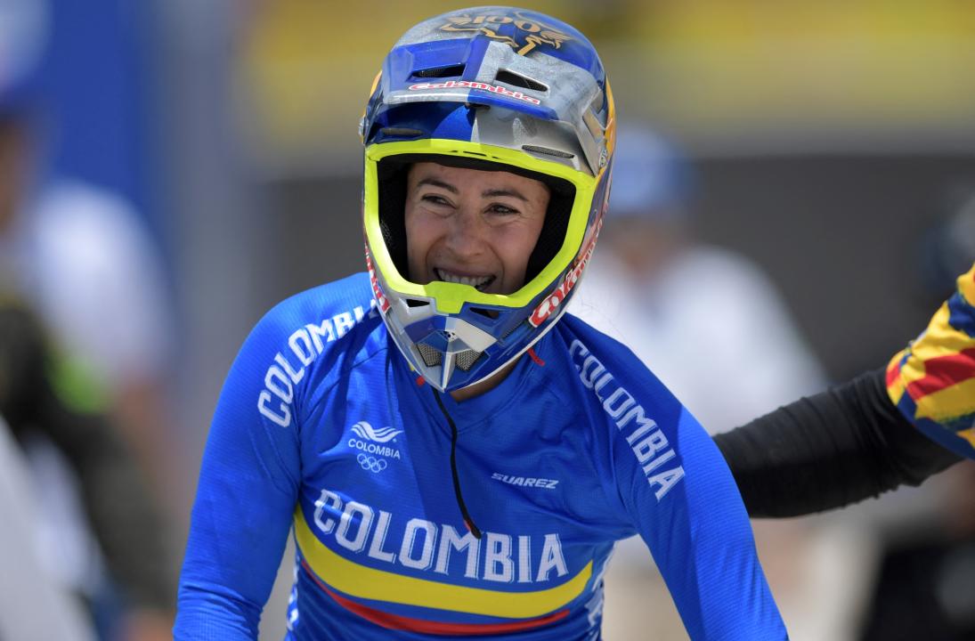 La ciclista Mariana Pajón (Foto: RAUL ARBOLEDA/AFP via Getty Images)