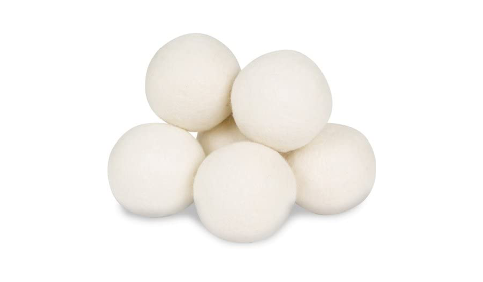White dryer balls