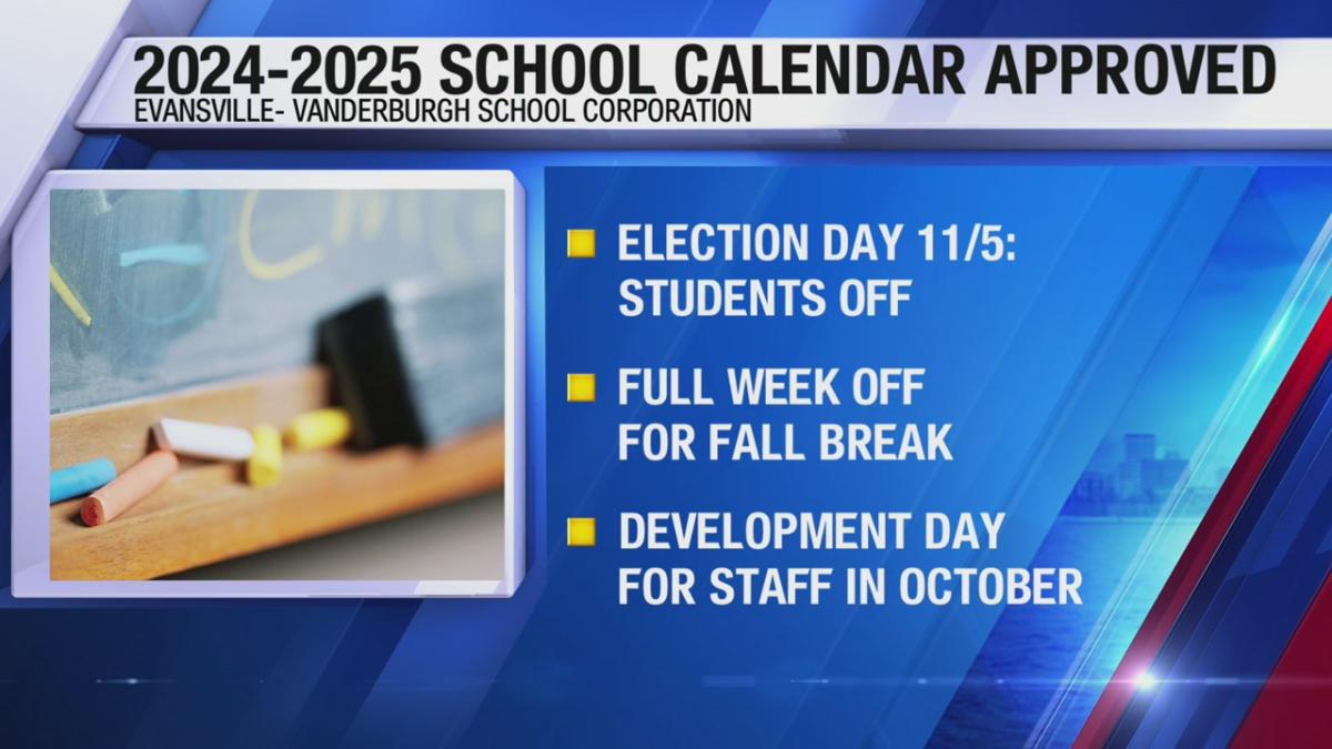 EVSC Board Approves 20242025 School Calendar