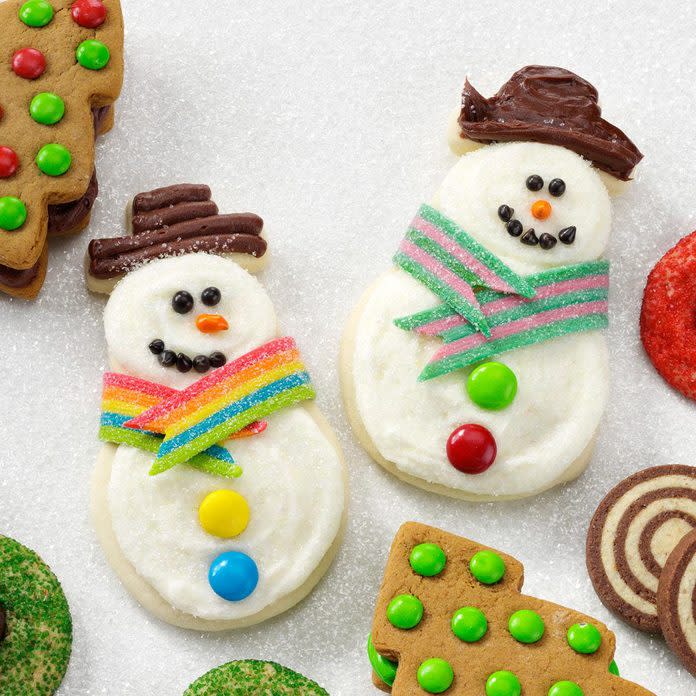 Snowman Butter Cutouts