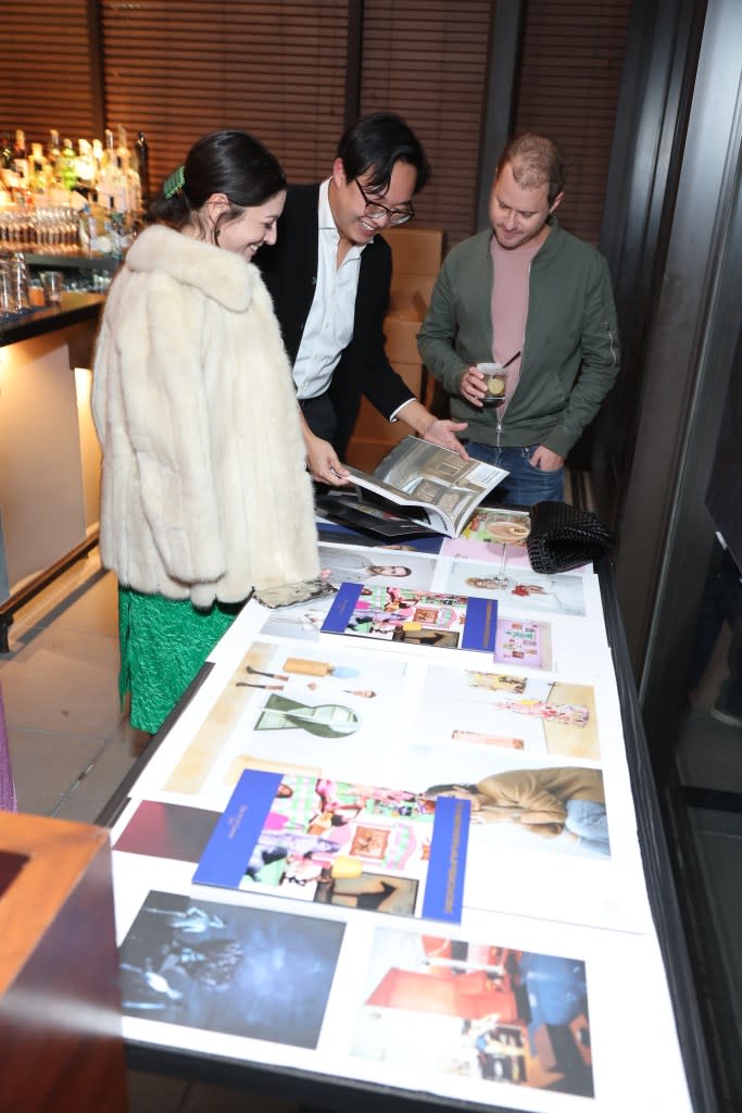 Jenn Perlman, Kenny Y, and Bobby Hoppey at TheWrapBook Launch Party 2024