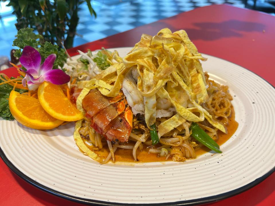 Zakura Sushi & Thai Restaurant opened May 1, 2023, in the Paar Center plaza in Port St. Lucie. Its menu features lobster pad Thai.