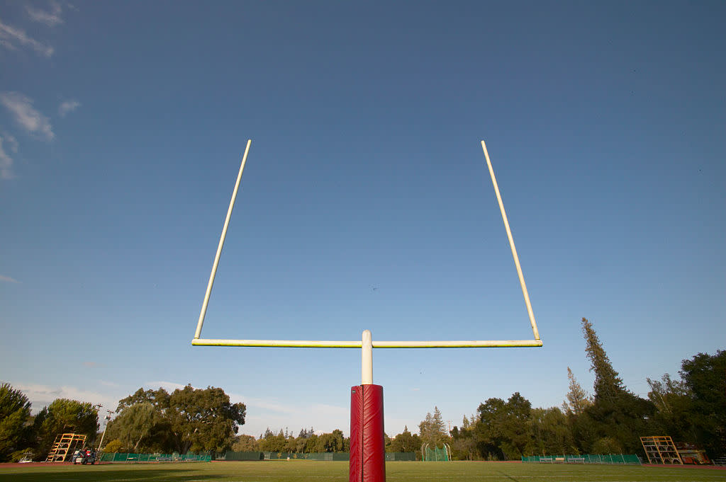 A California high school cancelled football entirely after two huge losses. (Getty)