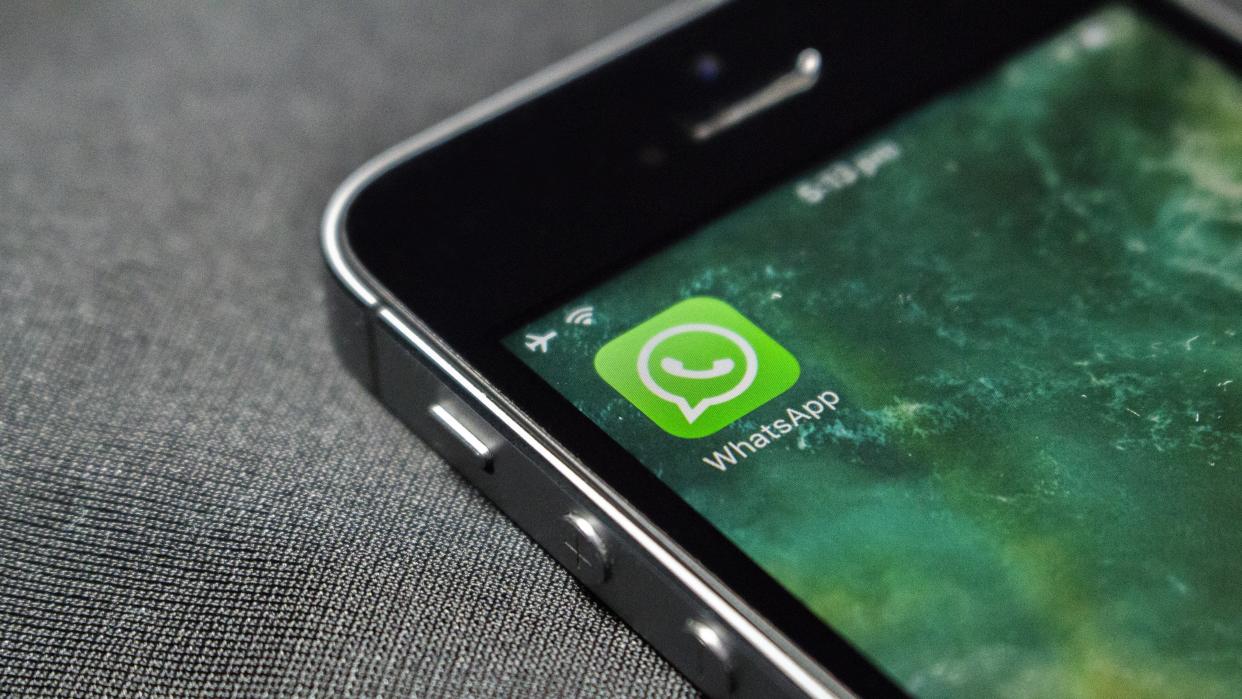  Whatsapp app icon on an iPhone 