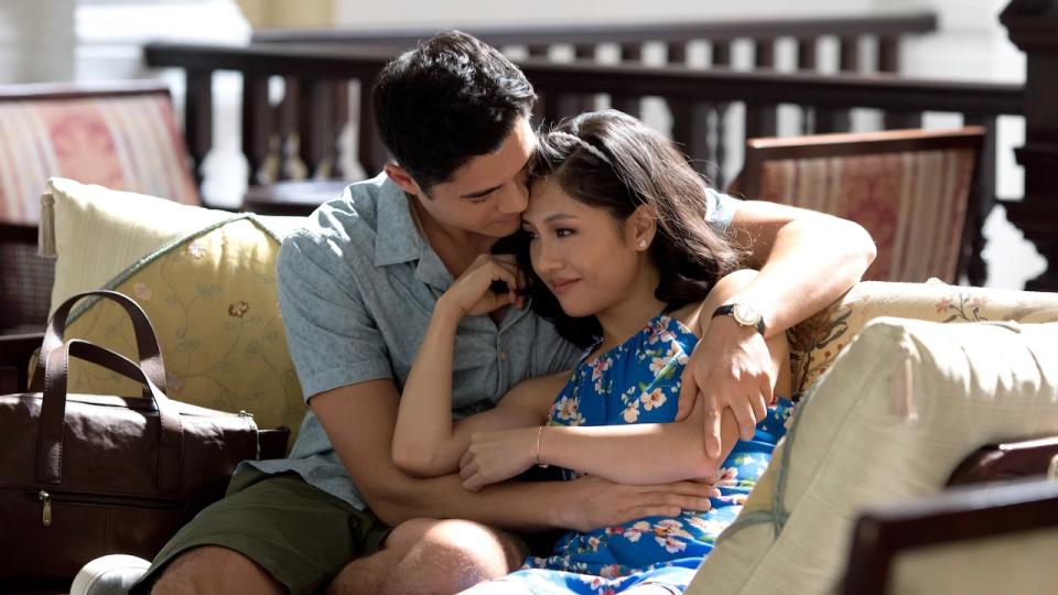 Henry Golding and Constance Wu in Crazy Rich Asians