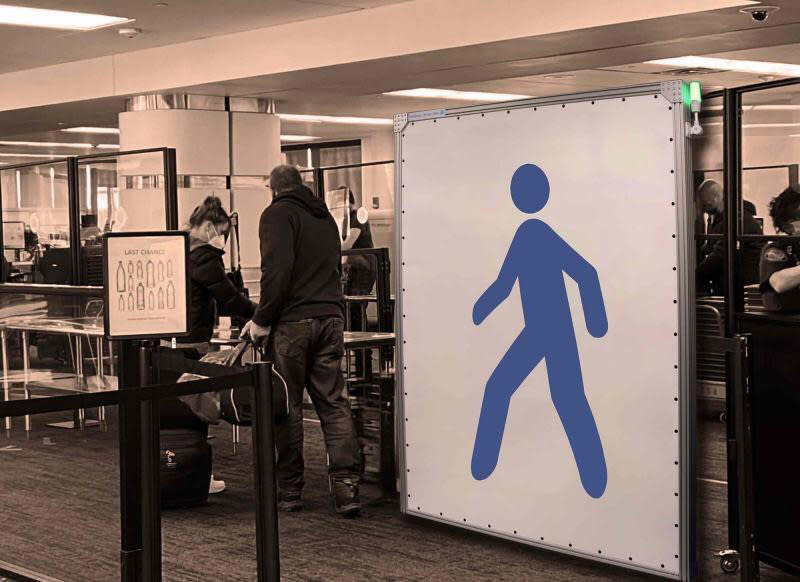 The airline has also begun offering the security checkpoint feature for PreCheck travelers at LAX. The bag drop shortcut is expected to be available by March, according to a United spokesperson. DHS via Voxel Radar