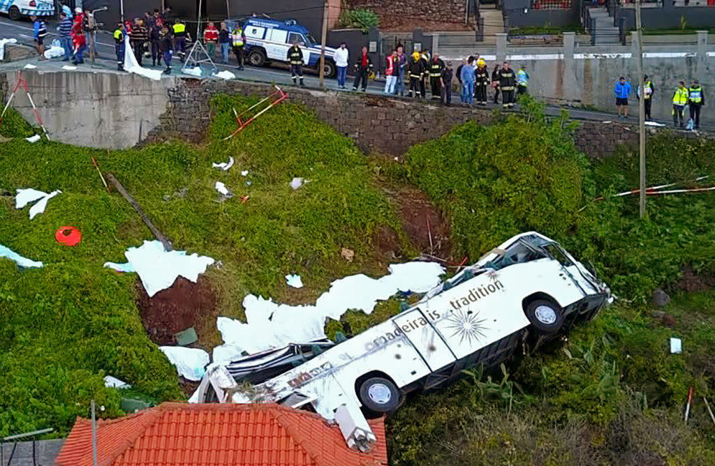 <em>A bus crash in Madeira left 29 people dead and 28 injured (Picture: Getty)</em>