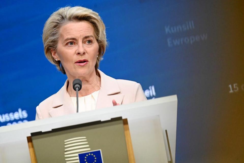 <span>歐盟執委會主席馮德萊恩。（圖／twitter@vonderleyen）</span>