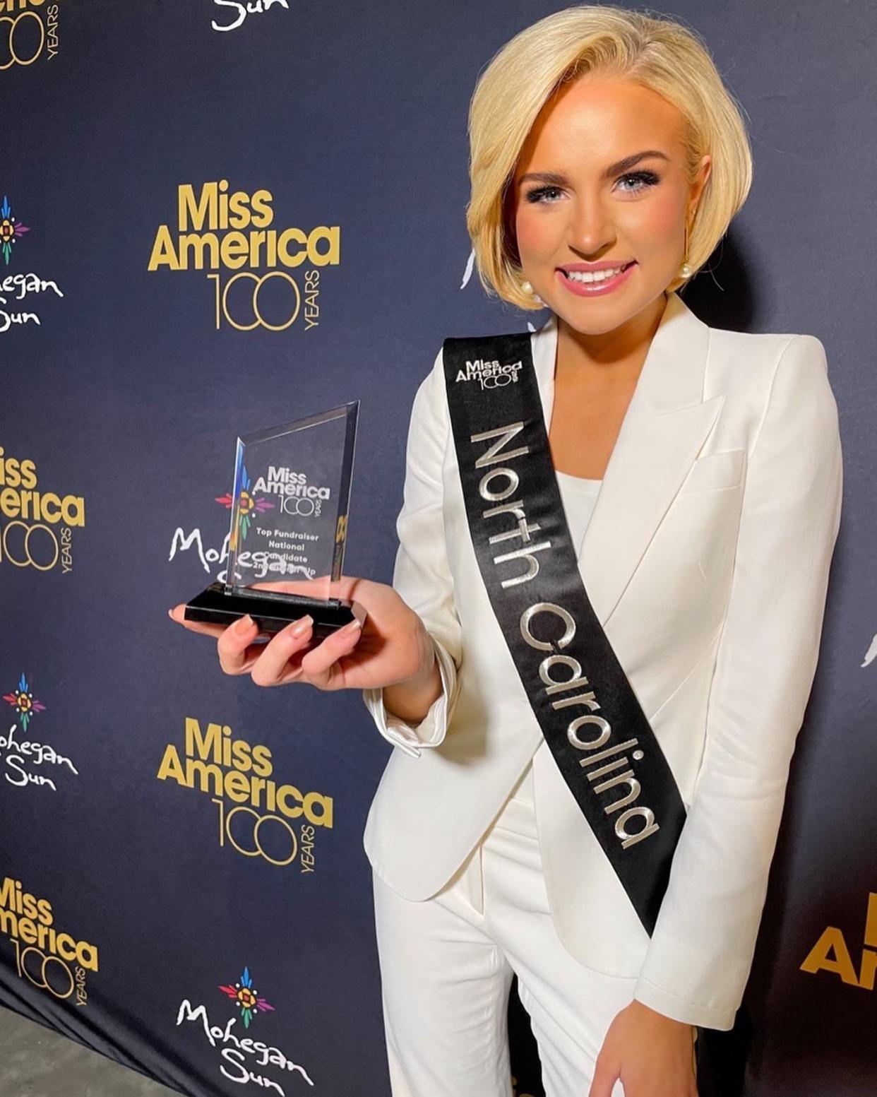 Carli Batson won $1,000 in scholarship money as the second runner-up for the Miss America top fundraiser this week. On Dec. 16, she'll compete for the Miss America crown at the Mohegan Sun resort in Connecticut.