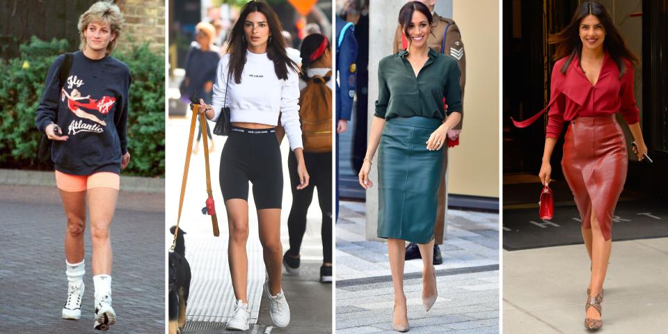 <p> The ladies of the royal family have served style inspiration for as long as they've held the throne. Even celebrities have taken note—and we have proof. From Lady Diana's revenge dress to Meghan Markle's polished style to the Queen's colorful wardrobe, we tracked down the best royals-inspired celebrity fashion moments (plus a few times the royals have been inspired by celebs!) over the years.</p>