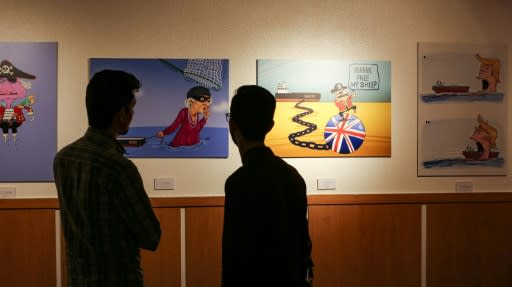 Visitors say they have been impressed by the "Pirates of the Queen" cartoon exhibition, saying they find it "empowering"