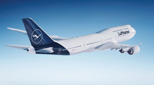 An artist's impression of the new design reveals its navy tint. Source: Lufthansa