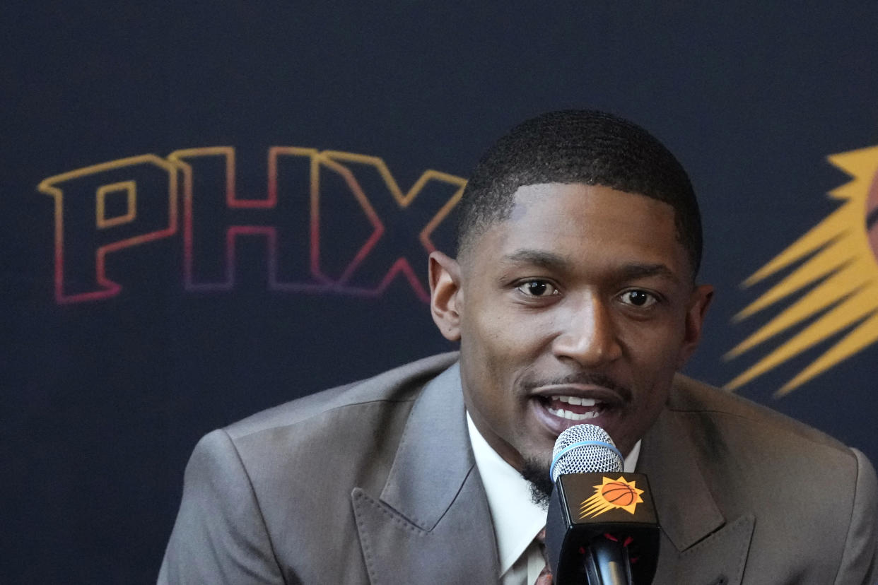 Bradley Beal has been a star laying in wait on his NBA title shot. (AP Photo/Ross D. Franklin)