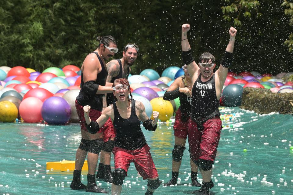 Die Kandidaten beim Creek der Sterne (Foto: RTL / S.Thoyah)
