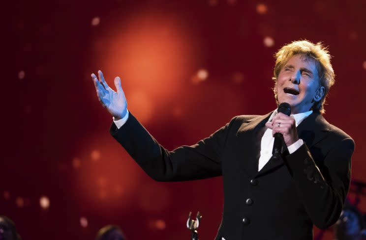 Barry Manilow performs at Radio City Music Hall in April, during the Tribeca Film Festival. (Photo: Charles Sykes/Invision/AP)