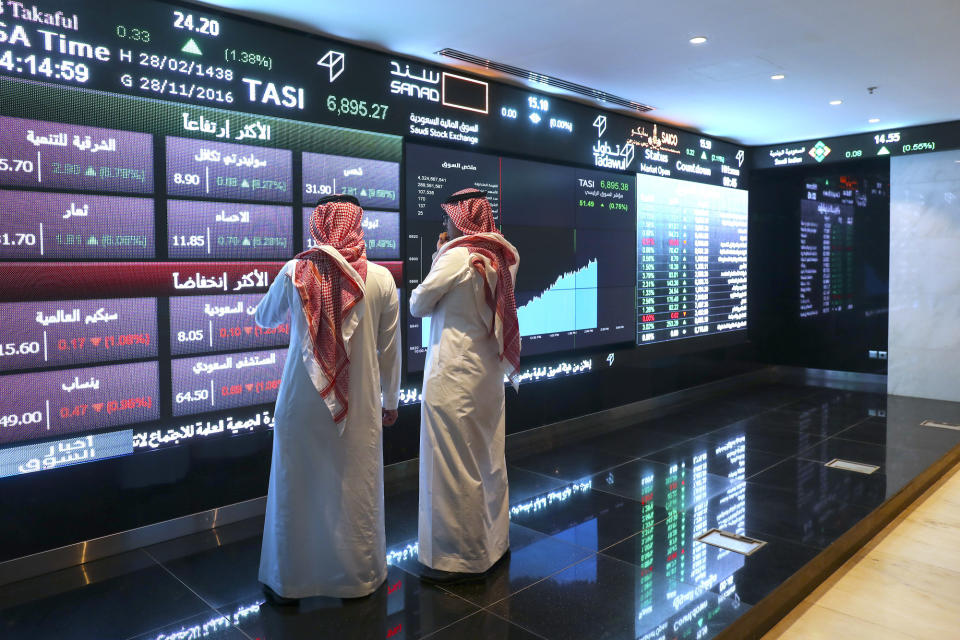 Saudi Stocks Sink as Tension With U.S. Escalates Over Khashoggi