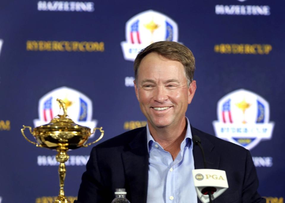 Davis Love III has made his biggest impact in golf by winning The Players Championship twice and guiding the U.S. to victory in the 2016 Ryder Cup.